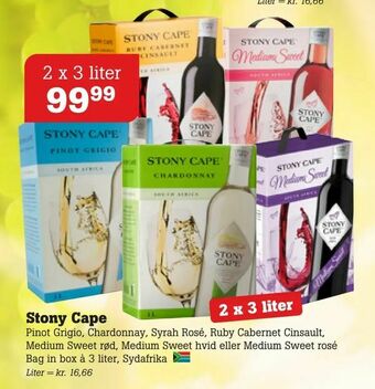 stony cape medium sweet