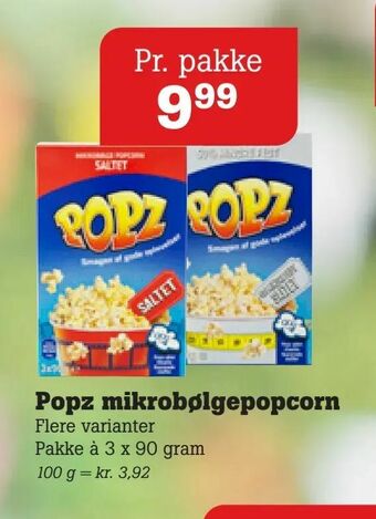 Popz mikrobølgepopcorn