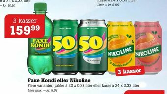 Poetzsch Padborg Faxe Kondi eller Nikoline tilbud