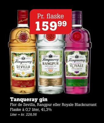 Poetzsch Padborg Tanqueray gin tilbud