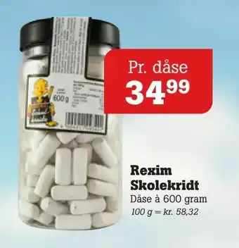 Poetzsch Padborg Rexim Skolekridt tilbud