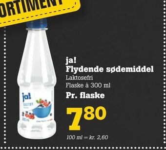 Poetzsch Padborg ja! Flydende sødemiddel tilbud
