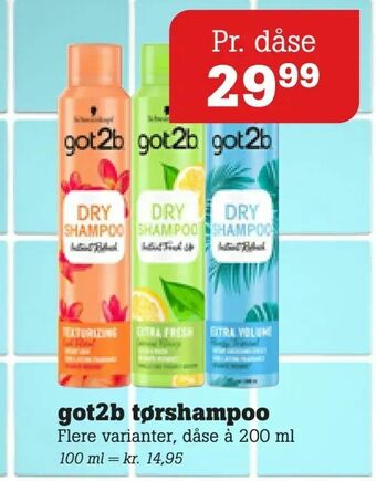 got2b tørshampoo