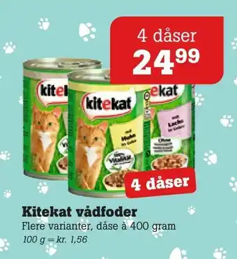 Poetzsch Padborg Kitekat vådfoder tilbud
