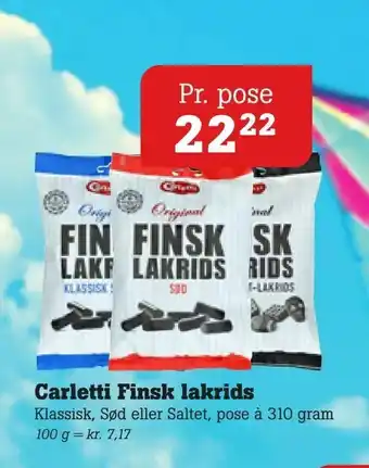 Poetzsch Padborg Carletti Finsk lakrids tilbud