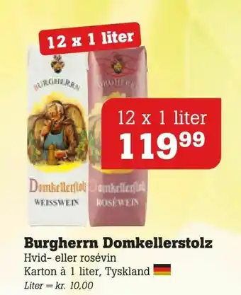 Burgherrn Domkellerstolz