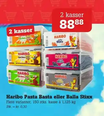Poetzsch Padborg Haribo Pasta Basta eller Balla Stixx tilbud