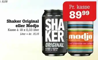 Poetzsch Padborg Shaker Original eller Modjo tilbud