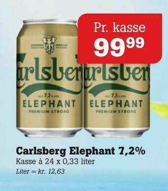 Poetzsch Padborg Carlsberg Elephant 7,2% tilbud