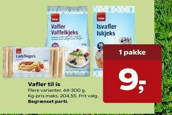 SuperBrugsen Vafler til is tilbud