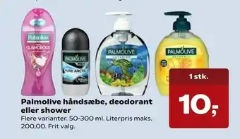 Palmolive håndsæbe, deodorant eller shower
