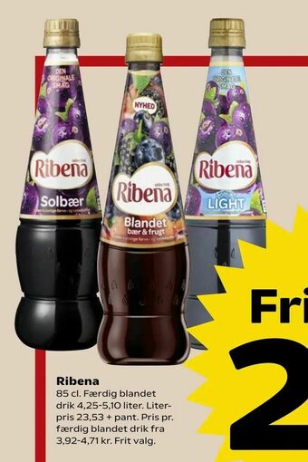 SuperBrugsen Ribena tilbud
