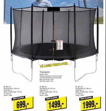 Harald Nyborg Trampolin tilbud