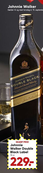 Bilka Johnnie walker double black label tilbud
