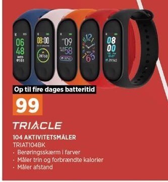 Power 104 aktivitetsmåler tilbud