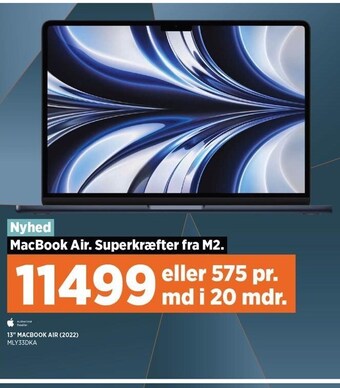 Power 13" macbook air tilbud
