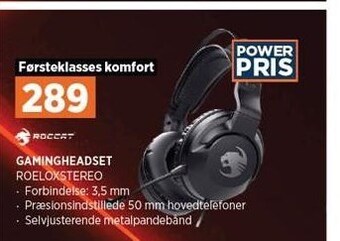 Power Gamingheadset tilbud