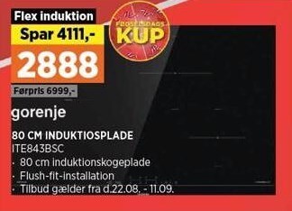 Power 80 cm induktionsplade tilbud