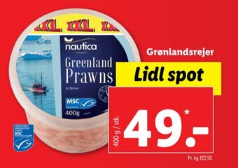Lidl Nautica rejer tilbud