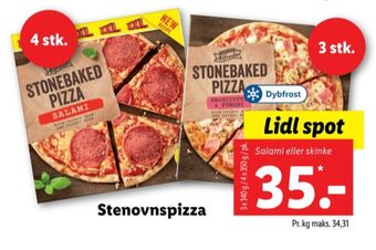 Lidl Trattoria alfredo pizza tilbud