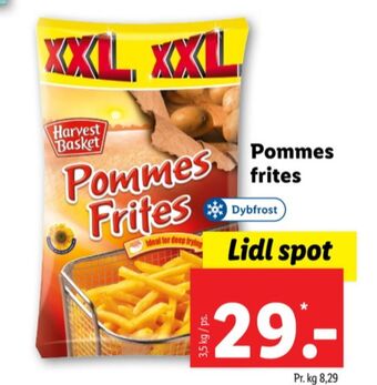 Harvest basket kartoffelprodukter
