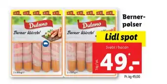 Lidl Dulano pølser tilbud