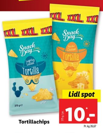Lidl Snack day tortillachips tilbud