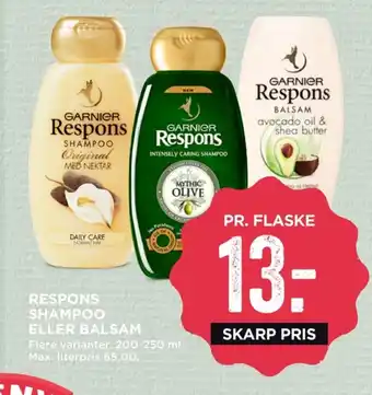 MENY Respons shampoo tilbud