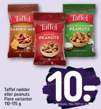REMA 1000 Taffel peanuts tilbud