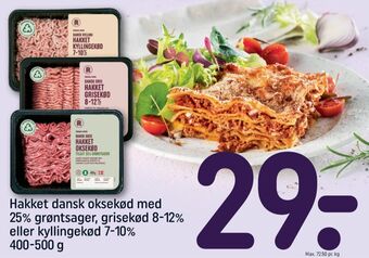 REMA 1000 Rema 1000 hakket oksekød tilbud