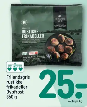 REMA 1000 Peter og lene frikadeller tilbud