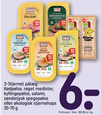 REMA 1000 Gul bordpak salami tilbud