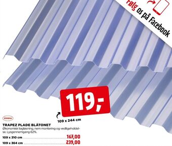 jem & fix Rodena trapezplader tilbud
