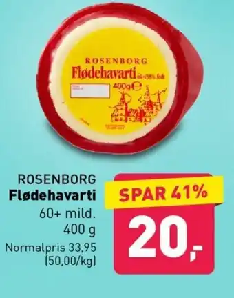 ALDI ROSENBORG flødehavarti tilbud
