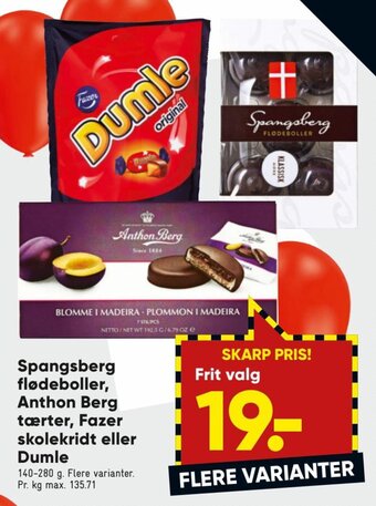 Bilka Spangsberg flødeboller tilbud