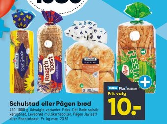 Bilka Schulstad eller pågen brød tilbud