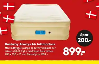 Bilka Bestway Always Air Luftmadras tilbud