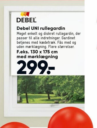 Bilka Debel Uni Rullegardin tilbud