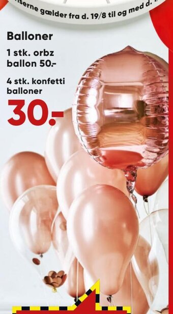 Bilka Balloner tilbud