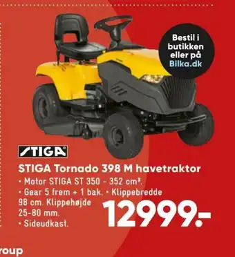 Bilka Stiga Tornado 398m Havetraktor tilbud
