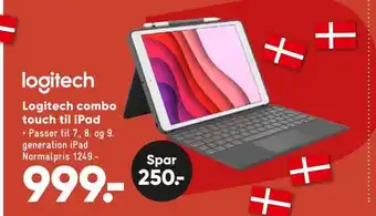 Bilka Logitech Combo Touch Til iPad tilbud