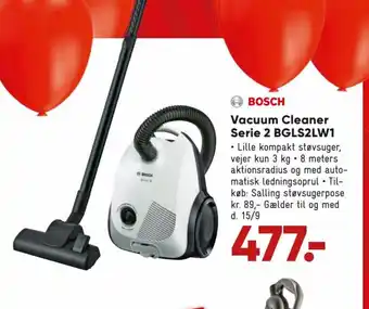 Bilka Bosch Vacuum Cleaner Serie 2 BGLS2LW1 tilbud
