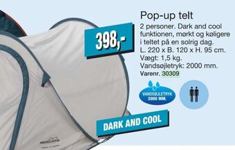 Harald Nyborg Pop-Up telt tilbud