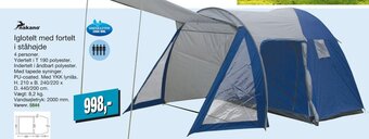 Harald Nyborg Iglotelt Med Fortelt i ståhøjde tilbud