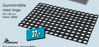 Harald Nyborg Gummimåtte Med Ringe tilbud