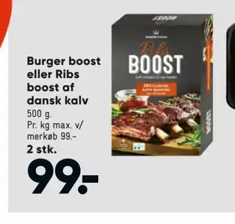 Burger Boost Eller Ribs Boost Af Dansk Kalv