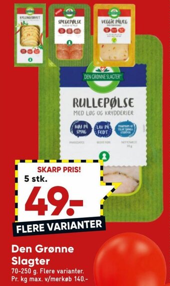 Bilka Den Grønne Slagter tilbud