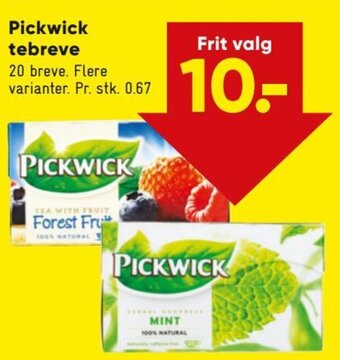 Bilka Pickwick Tebreve tilbud