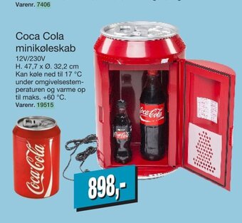 Harald Nyborg Coca Cola Minikøleskab tilbud