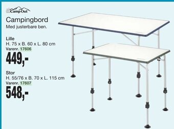 Harald Nyborg Campingbord tilbud